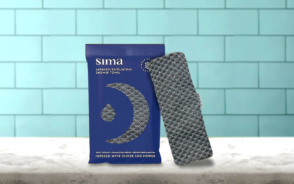 Sima® Japanese Exfoliating Shower Towel simaglow